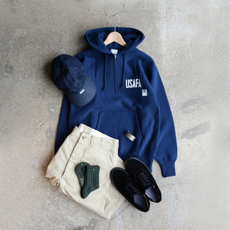 画像3: Champion TRUE TO ARCHIVES / REVERSE WEAVE®︎ Half Zip Hooded Sweat Shirts(C3-A119)