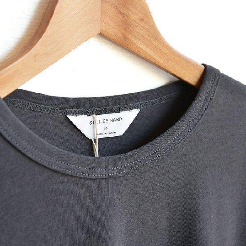 画像1: STILL BY HAND / 強撚糸 L/S カットソー(CS06221)