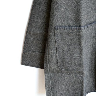 画像5: EEL products / ブランケットガウン(E-21160)