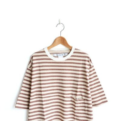 画像3: EEL products / ユルリTee 1/2 ボーダー (E-21503)