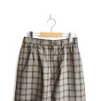 画像4: EEL products / SUN PANTS -Brown Check-（E-22206B）