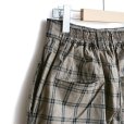 画像6: EEL products / SUN PANTS -Brown Check-（E-22206B）