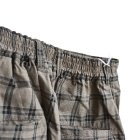 MORE DEDAIL2: EEL products / SUN PANTS -Brown Check-（E-22206B）