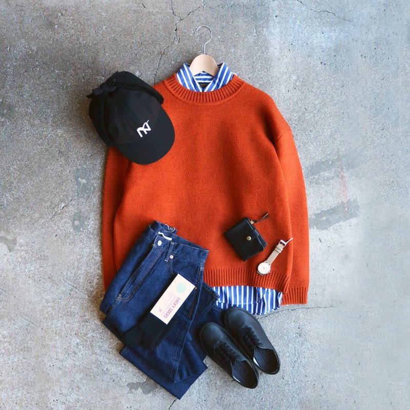 画像2: EEL products / NORDIC SWEATER CLASSIC (E-24660)