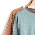 画像7: EEL products / YURURI TEE 1/2 BORDER（E-26501） (7)