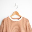 画像4: EEL products / YURURI TEE 1/2 BORDER（E-26501） (4)