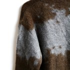 OTHER2: Gramicci / MOHAIR SPLATTER CARDIGAN (G6FM-J038)