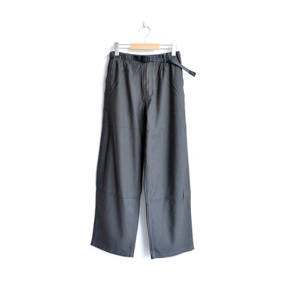 画像1: GRAMiCCi / BACK SATAIN WIDE PANTS