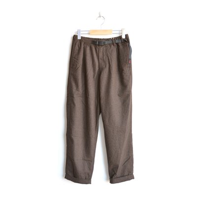 画像2: GRAMiCCi / WOOL BLEND TUCK TAPERED PANTS