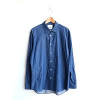 PERSONAL MATTERS / PROJECT N°09 INDIGO DYE COTTON TWILL SHIRT