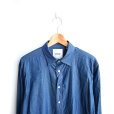 画像4: PERSONAL MATTERS / PROJECT N°09 INDIGO DYE COTTON TWILL SHIRT