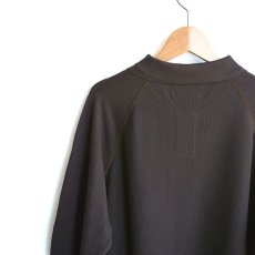 画像4: STILL BY HAND / コットン×シルクラグランスリーブニットポロシャツ（KN01222） (4)