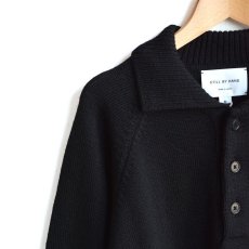 画像4: STILL BY HAND / 7G KNIT L/S POLO (KN01233) (4)