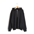 画像1: LIFiLL / COTTONY HALF ZIP HOODIE SWEAT (LF050-02) (1)