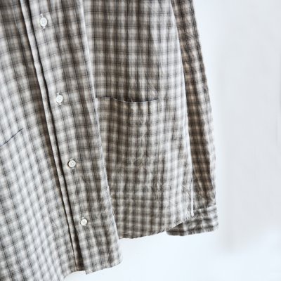 画像6: nisica / バンドカラーシャツ ルーズフィット (NIS-1344)