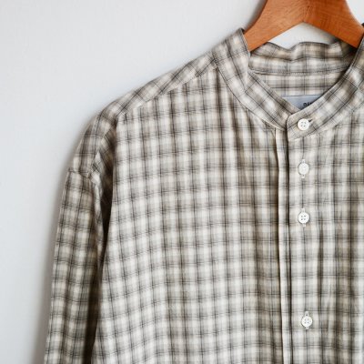 画像4: nisica / バンドカラーシャツ ルーズフィット (NIS-1344)