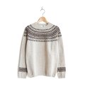 NOR'EASTERLY/L/S WIDE NECK 2TONE NORDIC