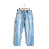 ORDINARY FITS / LOOSE ANKLE DENIM BLEACH (OF-P176)