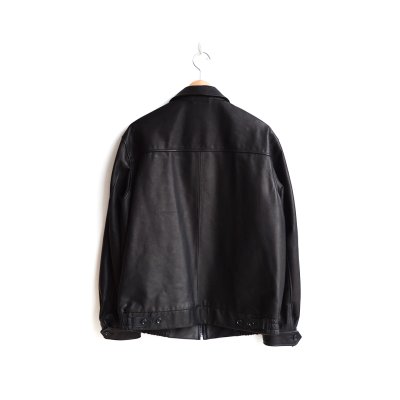 画像2: *A VONTADE / Leather Harrington Jacket (RD-0116)