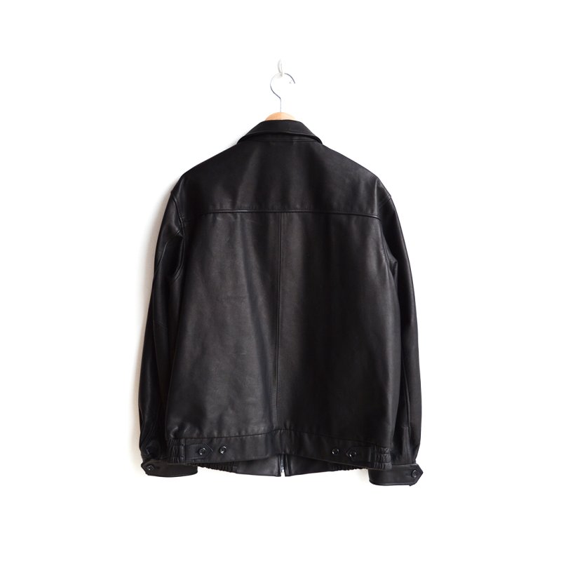 画像2: *A VONTADE / Leather Harrington Jacket (RD-0116) (2)