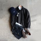 OTHER3: *A VONTADE / Leather Harrington Jacket (RD-0116)