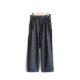 画像1: SANMONT / COTTON/SILK DENIM BELTED PANT (SPA0202) (1)
