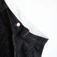 画像4: SANMONT / COTTON/SILK DENIM BELTED PANT (SPA0202) (4)
