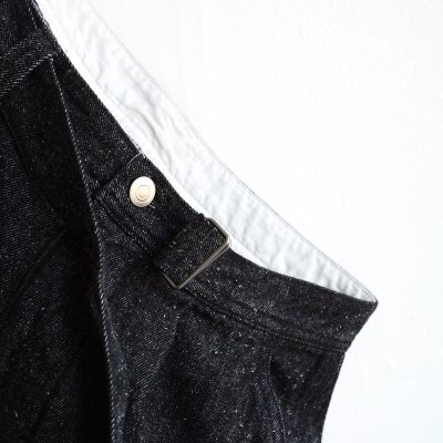 画像4: SANMONT / COTTON/SILK DENIM BELTED PANT (SPA0202)