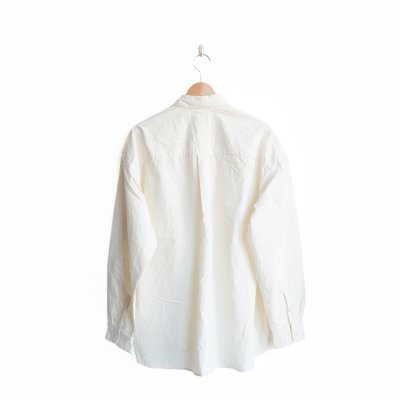 画像2: SANMONT / COTTON/SILK REGULAR COLLAR SHIRT (SSA0201)