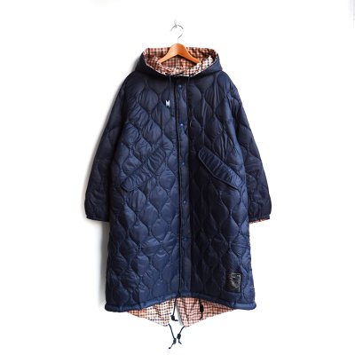 画像2: Universal works ×TAION  /  リバーシブル ダウン モッズコート(UW-T-R106MJ)