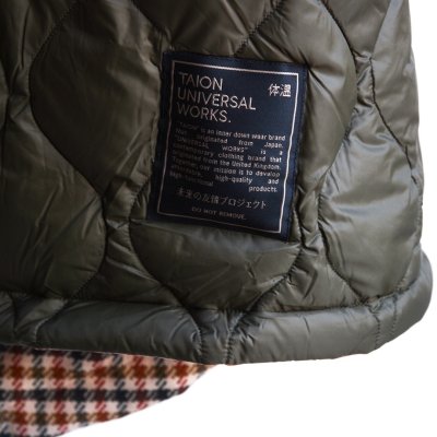 画像9: Universal works ×TAION  /  リバーシブル ダウン モッズコート(UW-T-R106MJ)