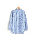 *A VONTADE / Banded Collar Shirts -Cotton/Linen Chambray-