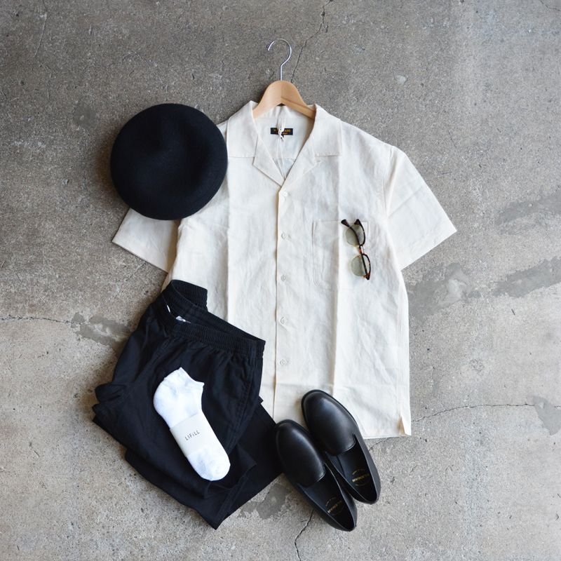 画像3: *A VONTADE /Open Collar Shirts S/S