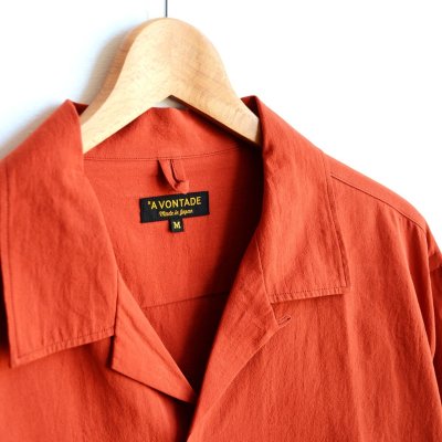 画像4: *A VONTADE /Open Collar Shirts SS -Cotton/Linen Hard Twist Weaher - (VTD-0383-SH)