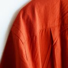MORE DEDAIL1: *A VONTADE /Open Collar Shirts SS -Cotton/Linen Hard Twist Weaher - (VTD-0383-SH)
