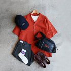 MORE DEDAIL3: *A VONTADE /Open Collar Shirts SS -Cotton/Linen Hard Twist Weaher - (VTD-0383-SH)