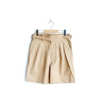 *A VONTADE / Gurkha Shorts -40/- High Count Twill -Peach Face-