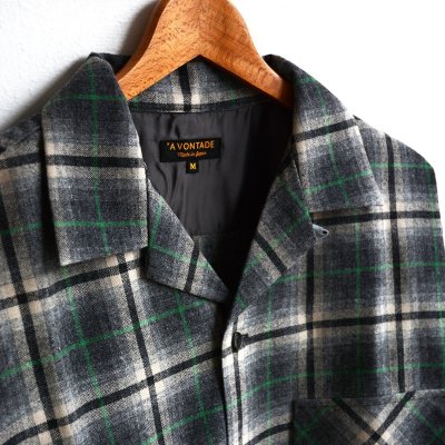 画像5: *A VONTADE /Wool Plaid Open Shirts