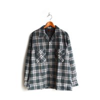 *A VONTADE /Wool Plaid Open Shirts