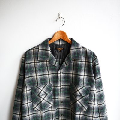画像3: *A VONTADE /Wool Plaid Open Shirts