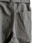 MORE DEDAIL2: *A VONTADE / Mil. Cookman Trousers II W/Belt -Cotton/Linen Weather-