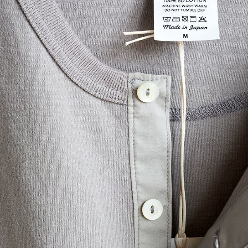画像1: *A VONTADE / 1/2 Sleeve Classic Henly Shirts