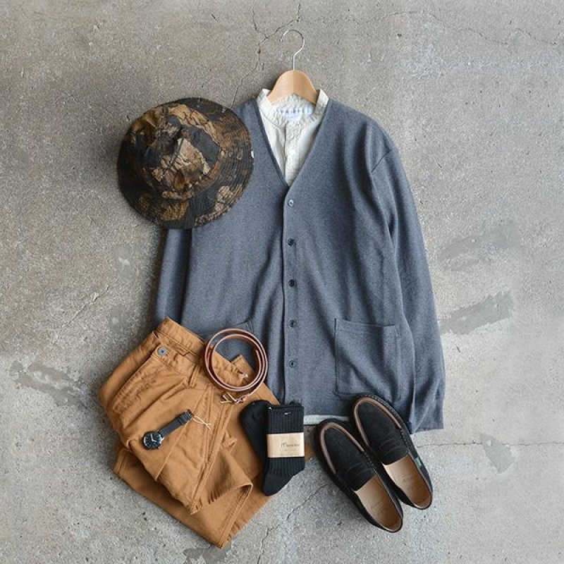 画像3: *A VONTADE / Surf Knit V-Cardigan