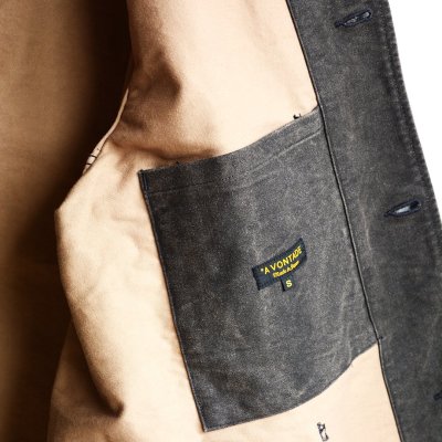 画像7: *A VONTADE / Stand Collar Work Jacket -Pigment Coating Moleskin- (VTD-0603-JK)