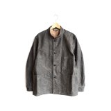 *A VONTADE / Stand Collar Work Jacket -Pigment Coating Moleskin- (VTD-0603-JK)