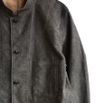画像5: *A VONTADE / Stand Collar Work Jacket -Pigment Coating Moleskin- (VTD-0603-JK) (5)