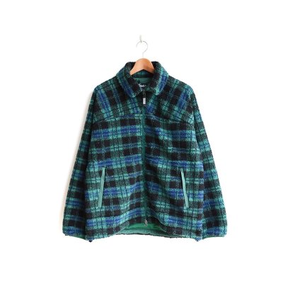 画像3: WILD THINGS / FLUFFY CHECK BOA JACKET（WT26127AD）