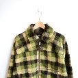 画像5: WILD THINGS / FLUFFY CHECK BOA JACKET（WT26127AD） (5)