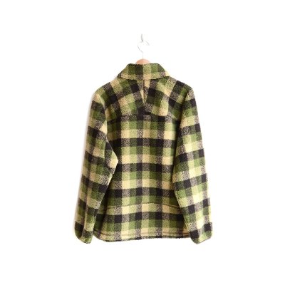 画像4: WILD THINGS / FLUFFY CHECK BOA JACKET（WT26127AD）