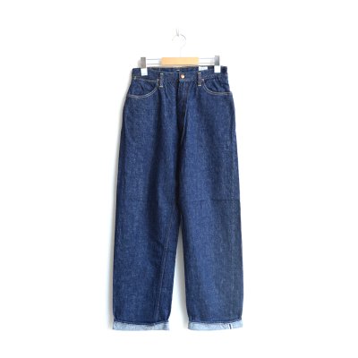 画像1: orSlow / JASMIN High Waist Denim Pants (00-1040)